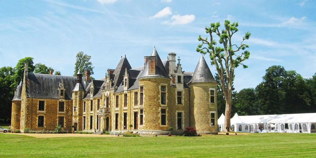 Bed and Breakfast Chateau De Cheronne Tuffé Exterior foto